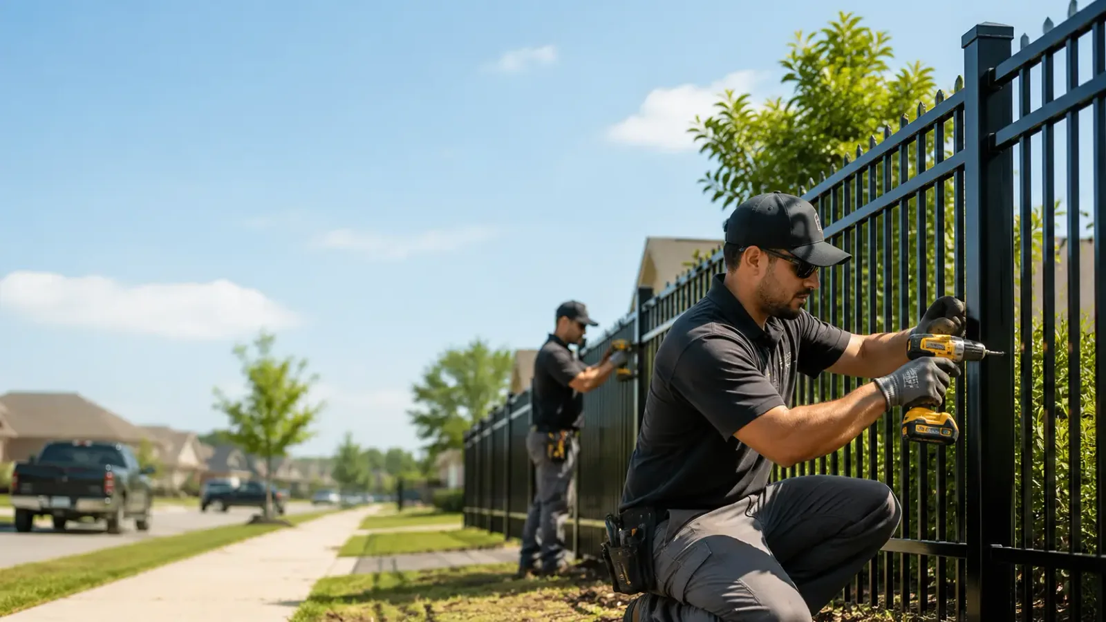 Metal Fence Installation in Flatonia, TX